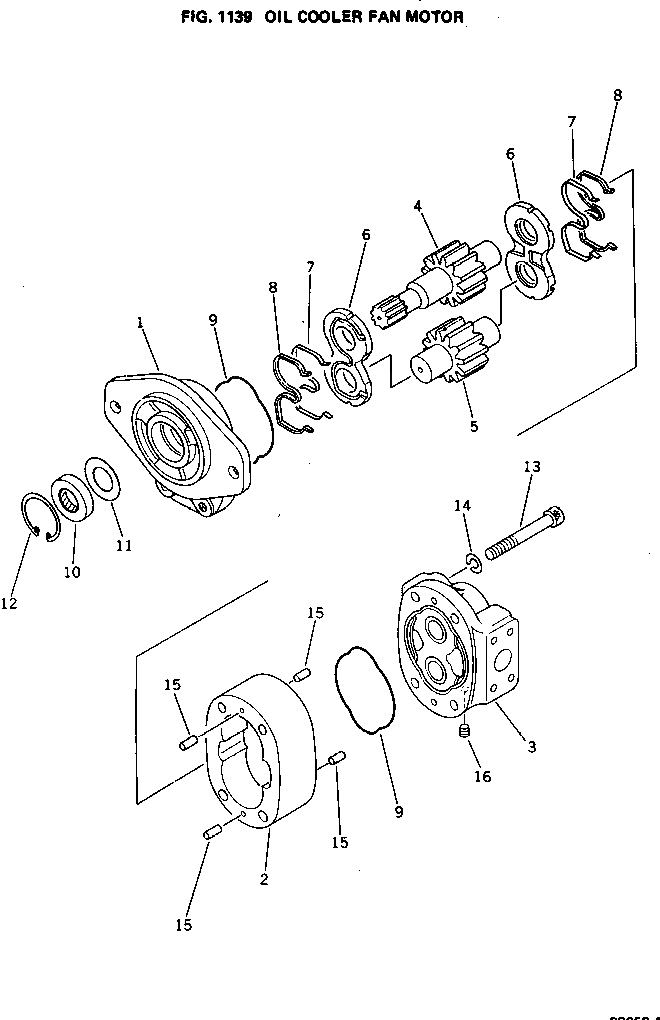 Схема запчастей Komatsu PC650-1 - МАСЛООХЛАДИТЕЛЬ МОТОР ВЕНТИЛЯТОРА КОМПОНЕНТЫ ДВИГАТЕЛЯ И ЭЛЕКТРИКА