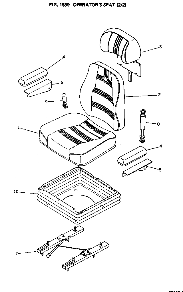 Схема запчастей Komatsu PC650-1 - СИДЕНЬЕ ОПЕРАТОРА (/) ОСНОВНАЯ РАМА И КАБИНА
