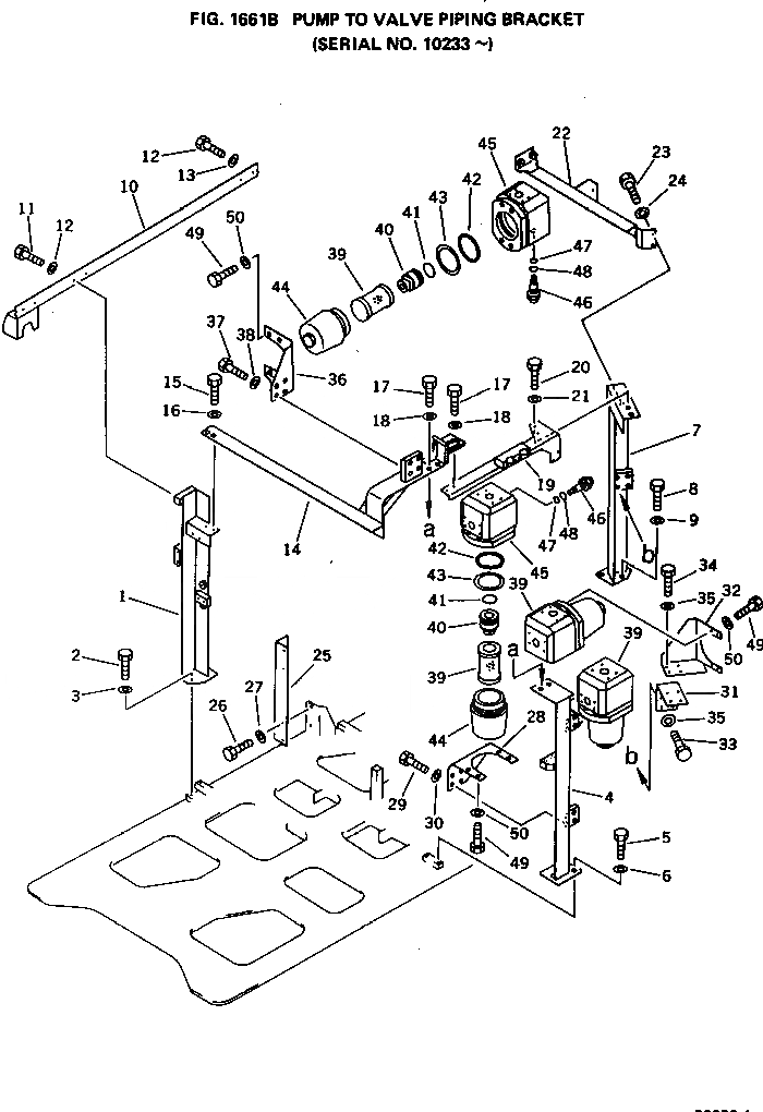 Схема запчастей Komatsu PC650-1 - ИЗ НАСОСА В КЛАПАН КОРПУС ЛИНИИ(№-) УПРАВЛ-Е РАБОЧИМ ОБОРУДОВАНИЕМ