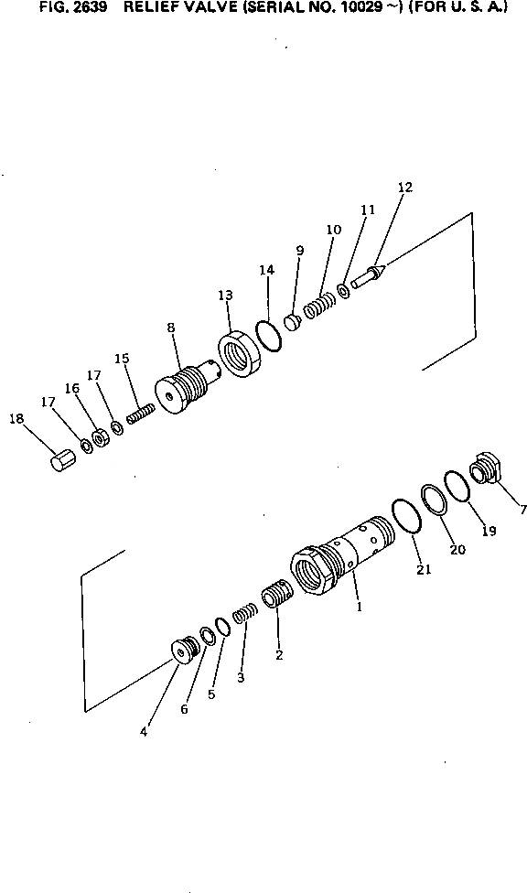 Схема запчастей Komatsu PC650-1 - РАЗГРУЗ. КЛАПАН (ДЛЯ США)(№9-) ОПЦИОННЫЕ КОМПОНЕНТЫ (СПЕЦ. APPLICATION ЧАСТИ)