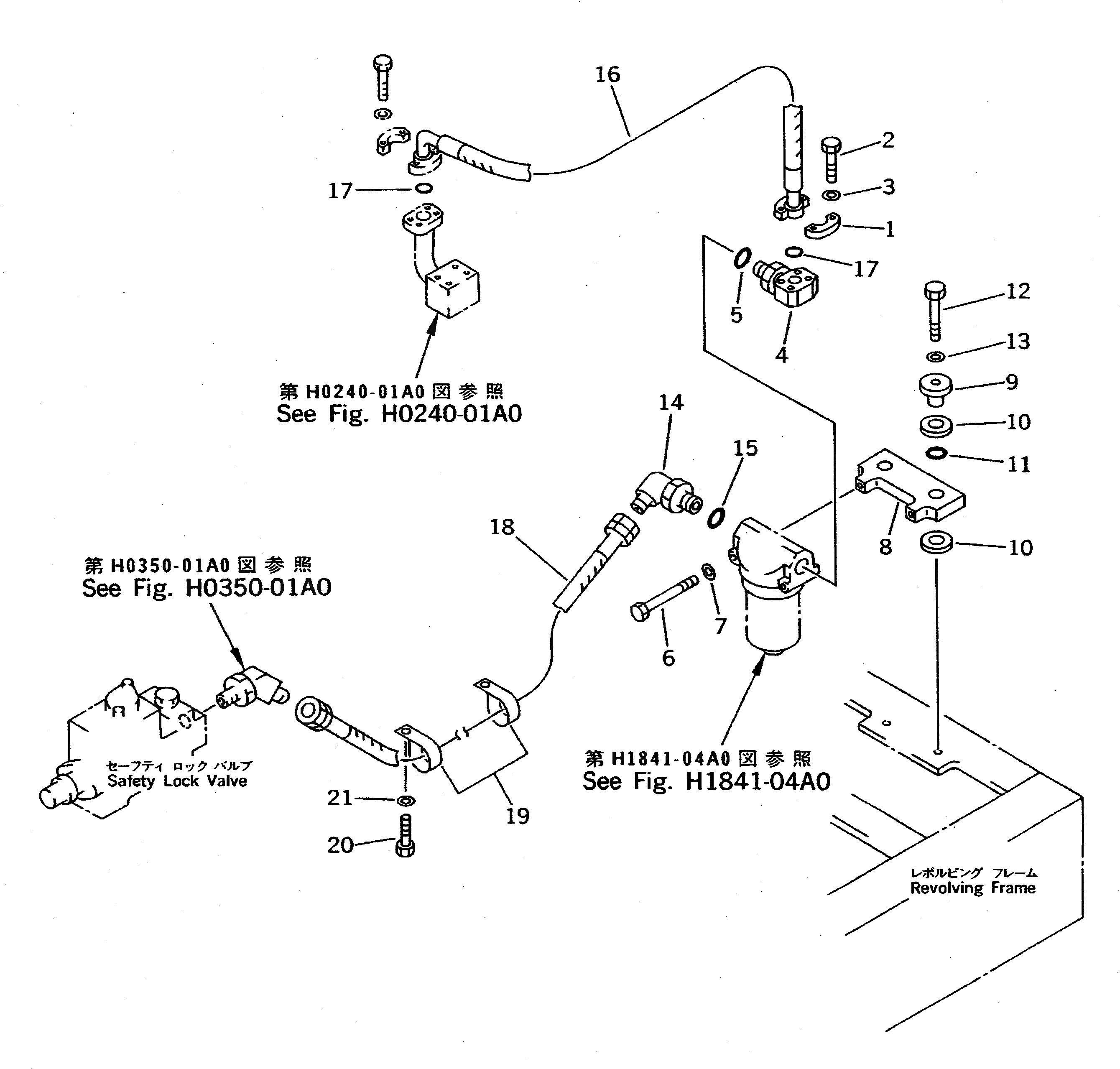 Схема запчастей Komatsu PC650-5 - ЛИНИЯ НАСОСА PPC (ПРИВОД НАСОС ПОДАЮЩ.) ГИДРАВЛИКА