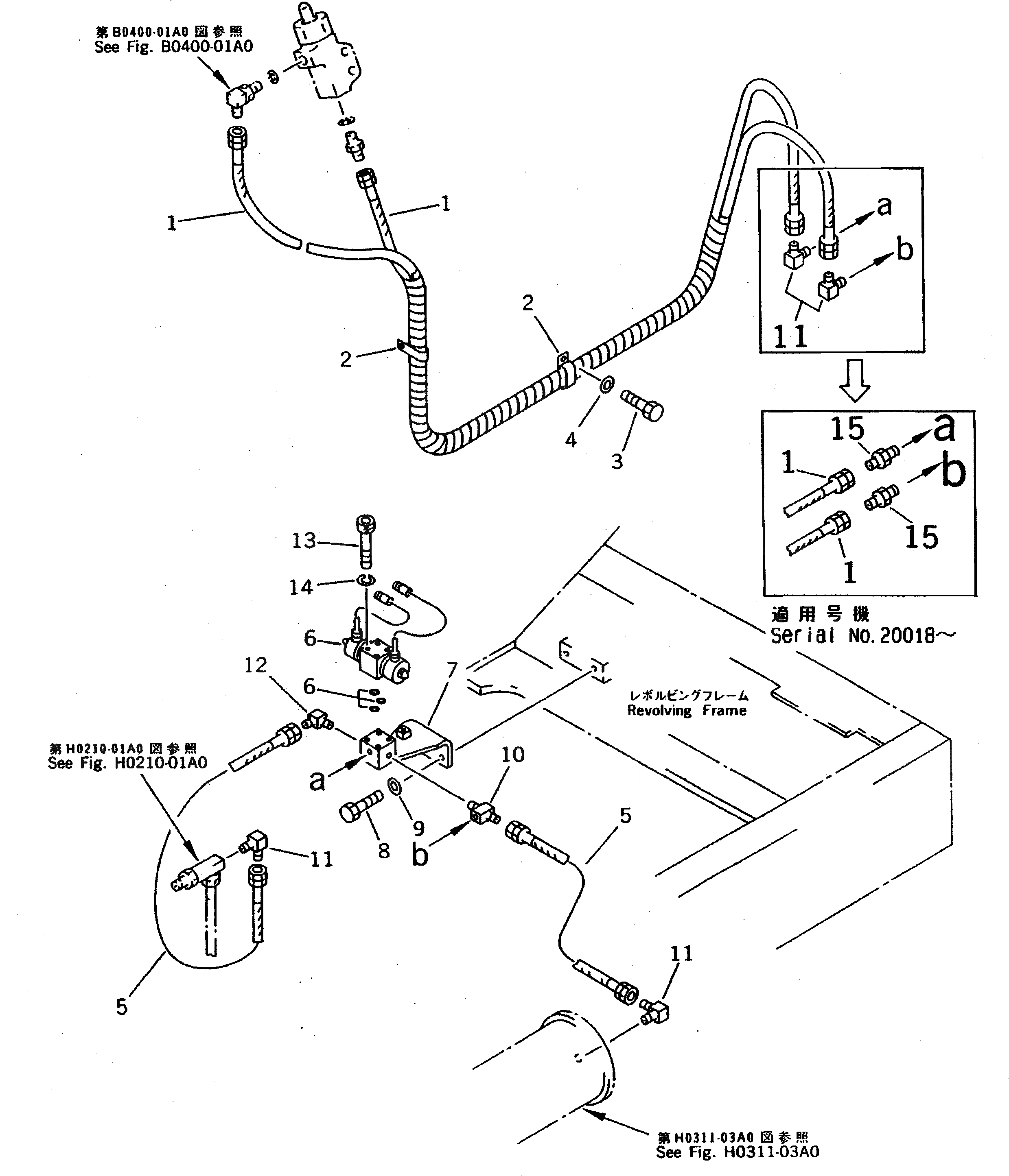 Схема запчастей Komatsu PC650-5 - АВТОМ. ЗАМЕДЛЕНИЕ ОБОРОТОВ СИСТЕМА ТРУБ ЦИЛИНДРА КОМПОНЕНТЫ ДВИГАТЕЛЯ