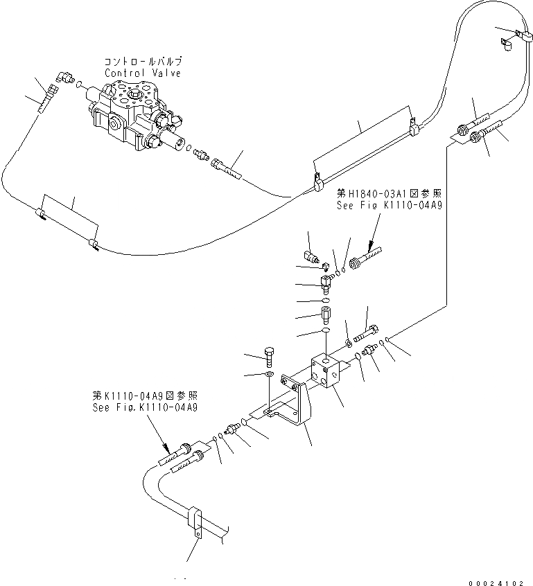 Схема запчастей Komatsu PC650-7-M1 - ЛИНИЯ РАБОЧЕГО ОБОРУД. PPC (PPC) ( АКТУАТОР) КАБИНА ОПЕРАТОРА И СИСТЕМА УПРАВЛЕНИЯ