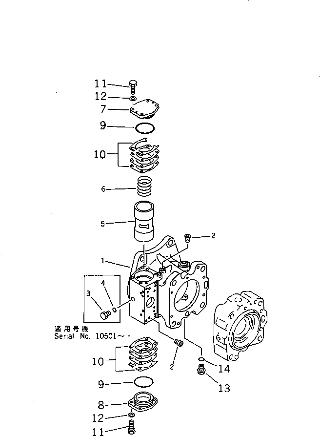 Схема запчастей Komatsu PC650LC-3 - ГИДР. НАСОС.¤ NO. (НАСОС /) (/8) УПРАВЛ-Е РАБОЧИМ ОБОРУДОВАНИЕМ