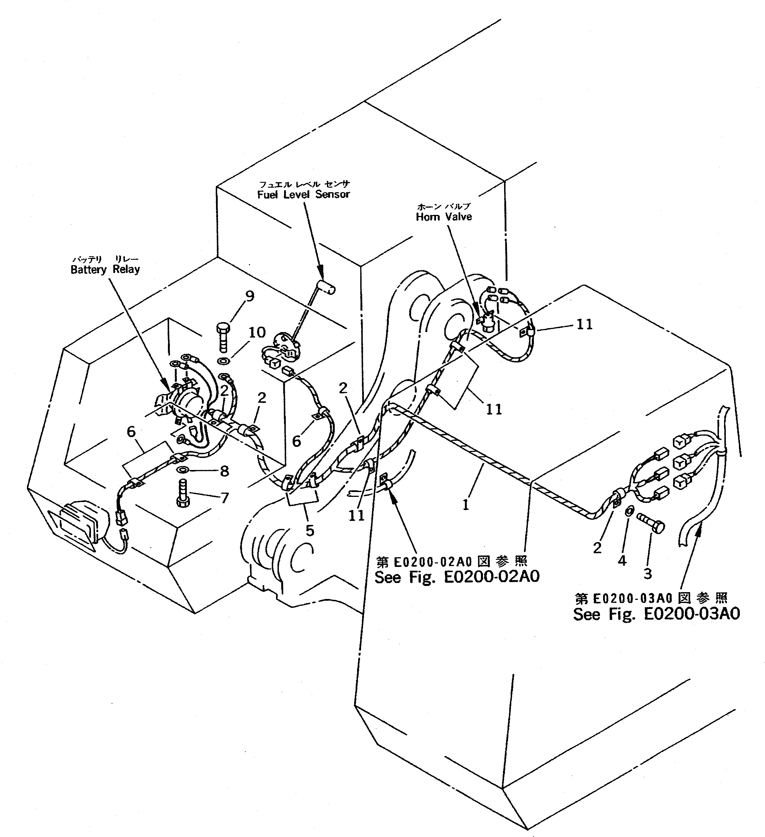 Схема запчастей Komatsu PC650SE-5 - ЭЛЕКТРИКА (ОСНОВН. Э/ПРОВОДКА) (Э/ПРОВОДКА ПЕРЕКЛЮЧАТЕЛЯ - Э/ПРОВОДКА) ЭЛЕКТРИКА