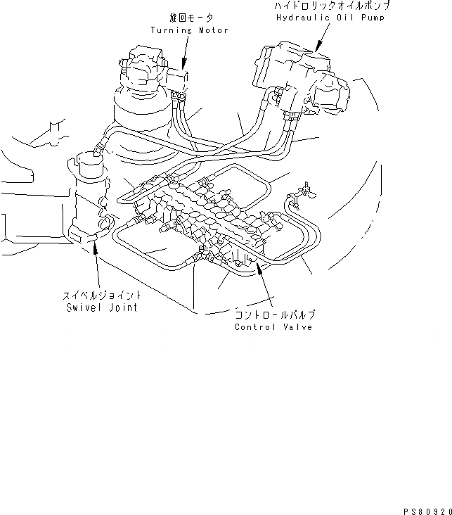 Схема запчастей Komatsu PC70FR-1 - ЧАСТИ ДЛЯ ПЕРИОДИЧ. ЗАМЕНЫ (/) (ГИДРАВЛ RET. ШЛАНГИ) ЧАСТИ BOOK
