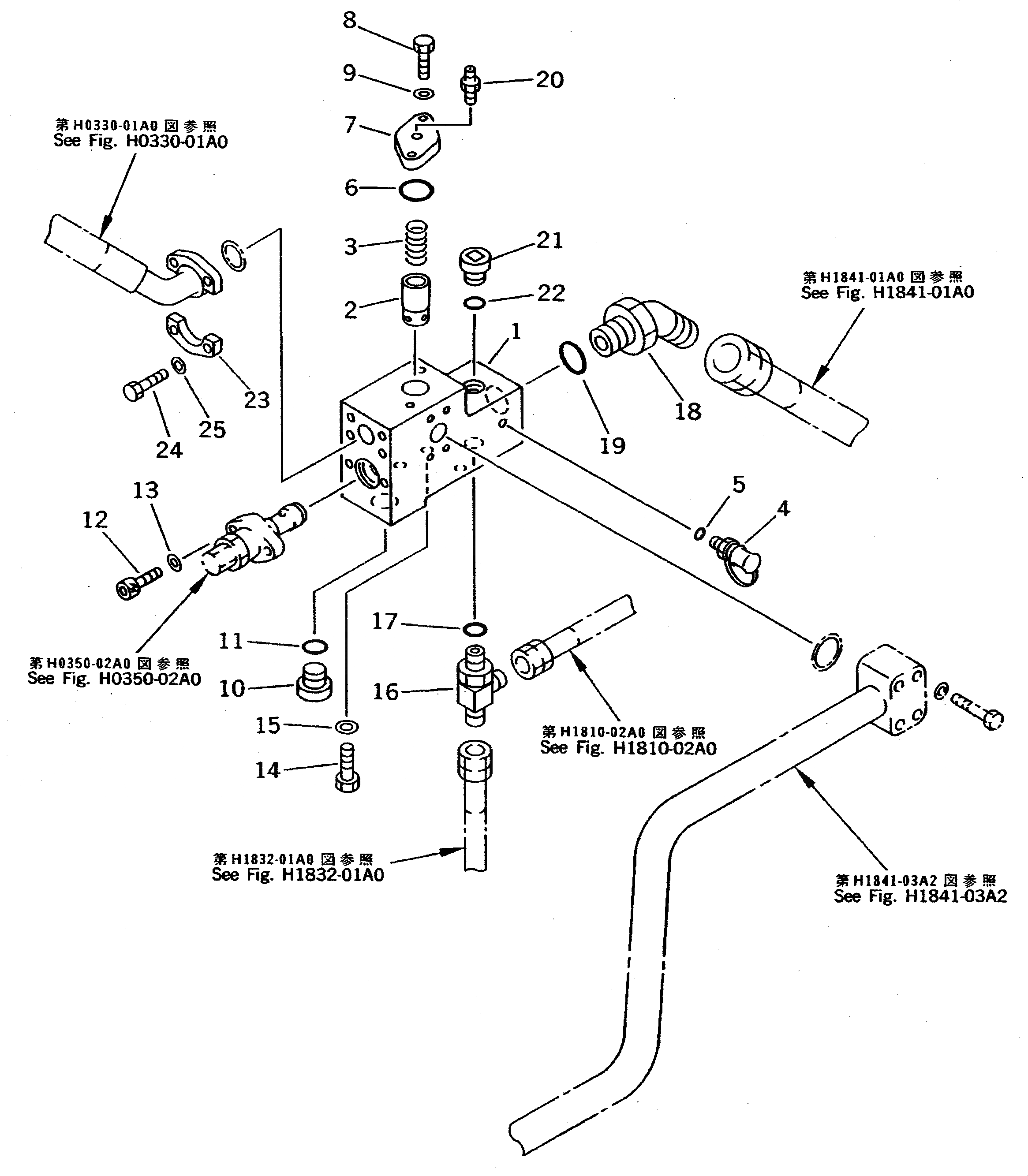 Схема запчастей Komatsu PC710-5 - БЕЗОПАСН. ЗАКРЫВАЮЩИЙ КЛАПАН(СПЕЦ-Я TBG)(№8-) ГИДРАВЛИКА