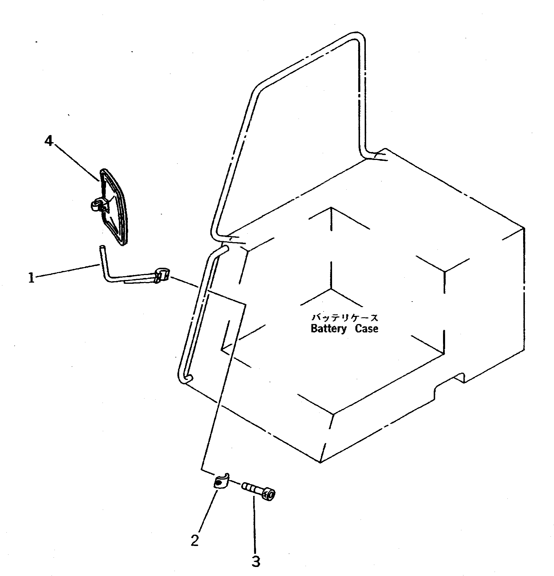 Схема запчастей Komatsu PC710SE-5 - ЗАДН. VIEW MIRROR¤ ПРАВ.(№-) ЧАСТИ КОРПУСА