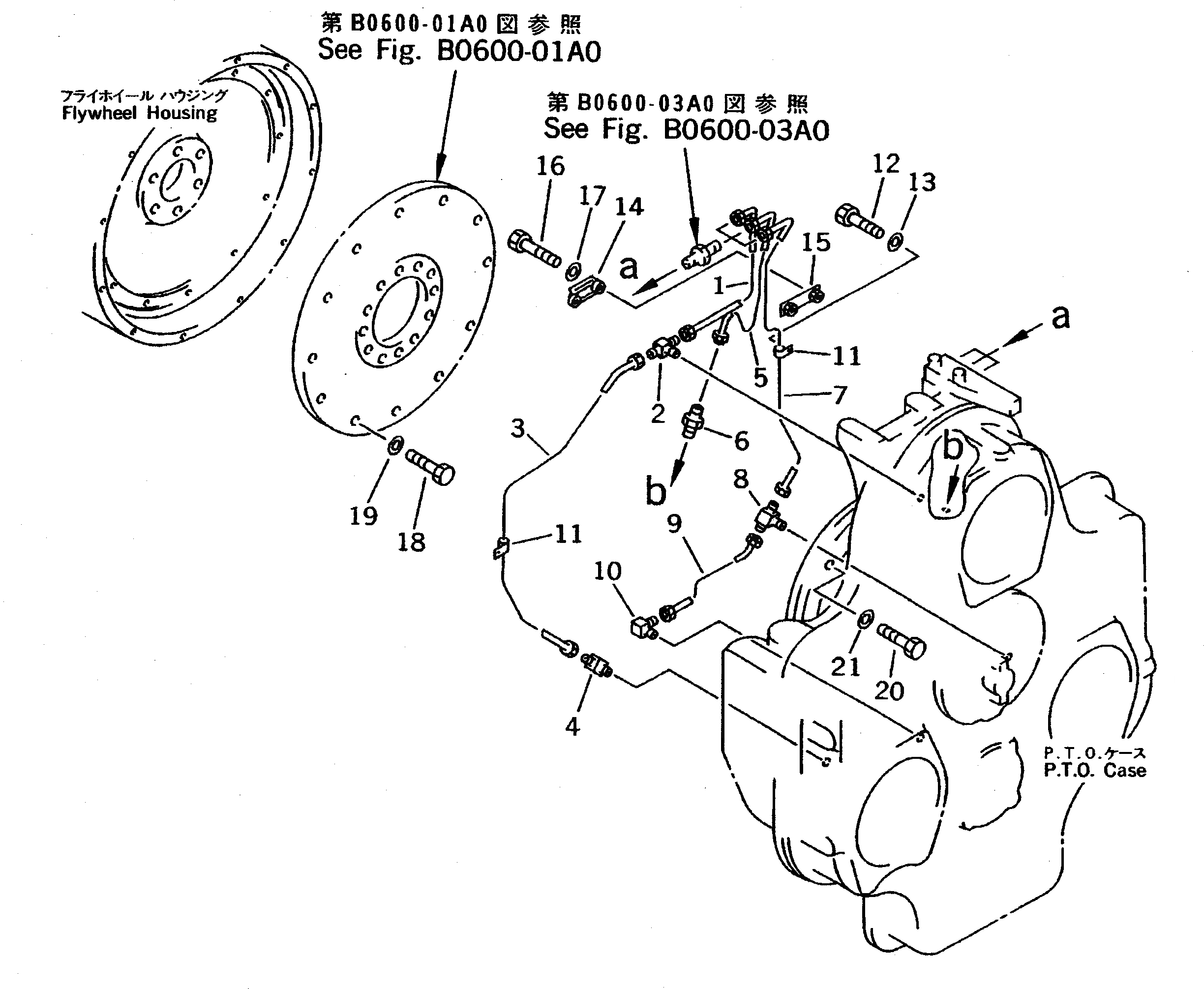 Схема запчастей Komatsu PC710SE-5 - МЕХ-М ОТБОРА МОЩНОСТИ (ТРУБЫ) (МАХОВИК ) КОМПОНЕНТЫ ДВИГАТЕЛЯ