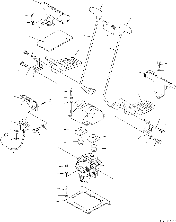Схема запчастей Komatsu PC750-6 - ОСНОВН. КОНСТРУКЦИЯ (РЫЧАН УПРАВЛ-Я ХОДОМ) (НИЖН. РАЗГРУЗКА ТИП) (ДЛЯ ПОГРУЗ.)(№9-999) КАБИНА ОПЕРАТОРА И СИСТЕМА УПРАВЛЕНИЯ