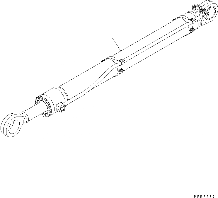 Схема запчастей Komatsu PC750LC-6 - ЦИЛИНДР РУКОЯТИ(ДЛЯ 8.M СТРЕЛА)(№-) РАБОЧЕЕ ОБОРУДОВАНИЕ