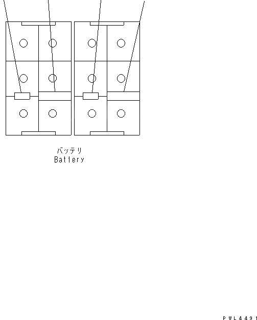 Схема запчастей Komatsu PC750LC-6 - ПРЕДУПРЕЖДАЮЩ. МАРКИРОВКА (АККУМУЛЯТОР) (ДЛЯ США И PUERTORICO)(№9-) МАРКИРОВКА