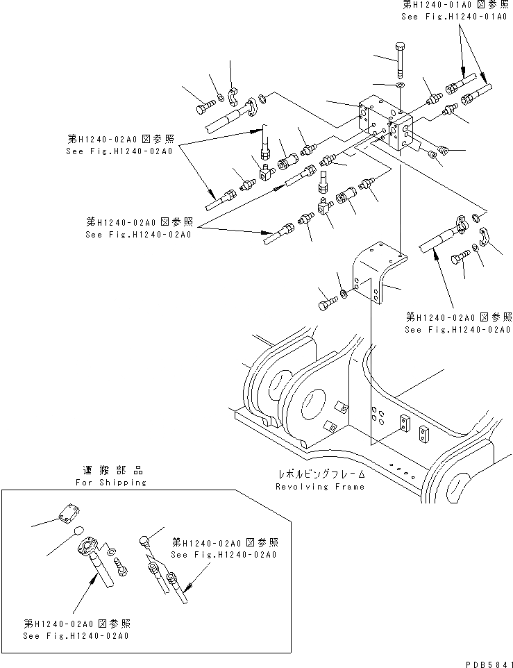 Схема запчастей Komatsu PC750LC-6 - ПРЕДОТВРАЩ. СМЕЩЕНИЯ ЛИНИИ (ГЛАВН. ЛИНИЯ) (КОРПУС)(№-999) ГИДРАВЛИКА