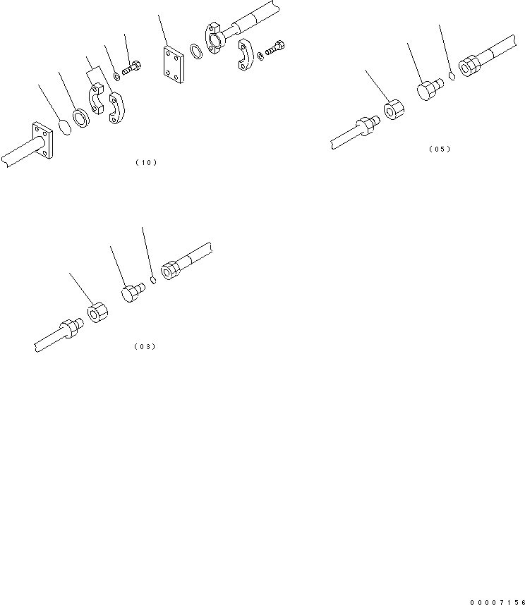 Схема запчастей Komatsu PC750SE-7 - ТРАНСПОРТ ЧАСТИ (ЭЛЕМЕНТЫ) (ДЛЯ ЧАСТИ) РАЗНОЕ