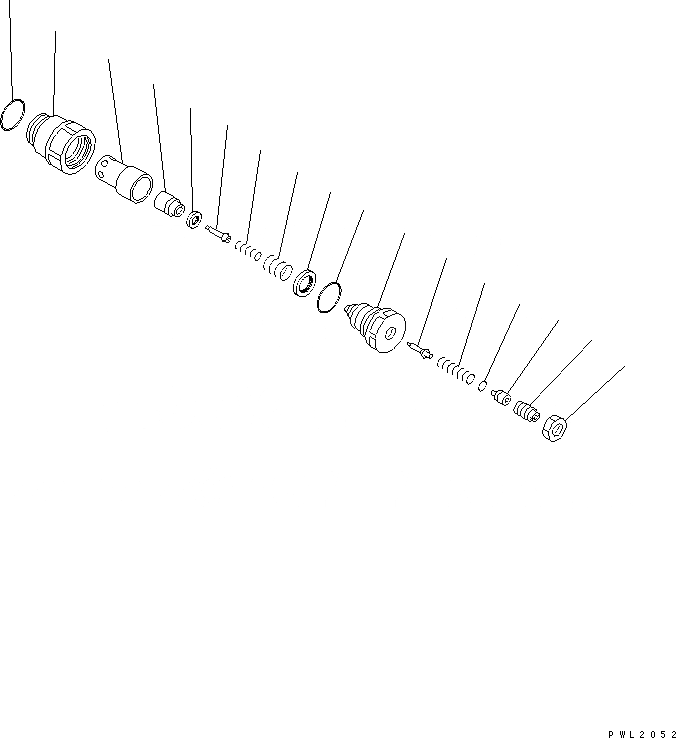 Схема запчастей Komatsu PC750SE-6K-LS - КЛАПАН БЕЗОПАСНОСТИ (ДЛЯ КОВША ЦИЛИНДР) (ДЛЯ ПОГРУЗ.)(№K-) ОСНОВН. КОМПОНЕНТЫ И РЕМКОМПЛЕКТЫ