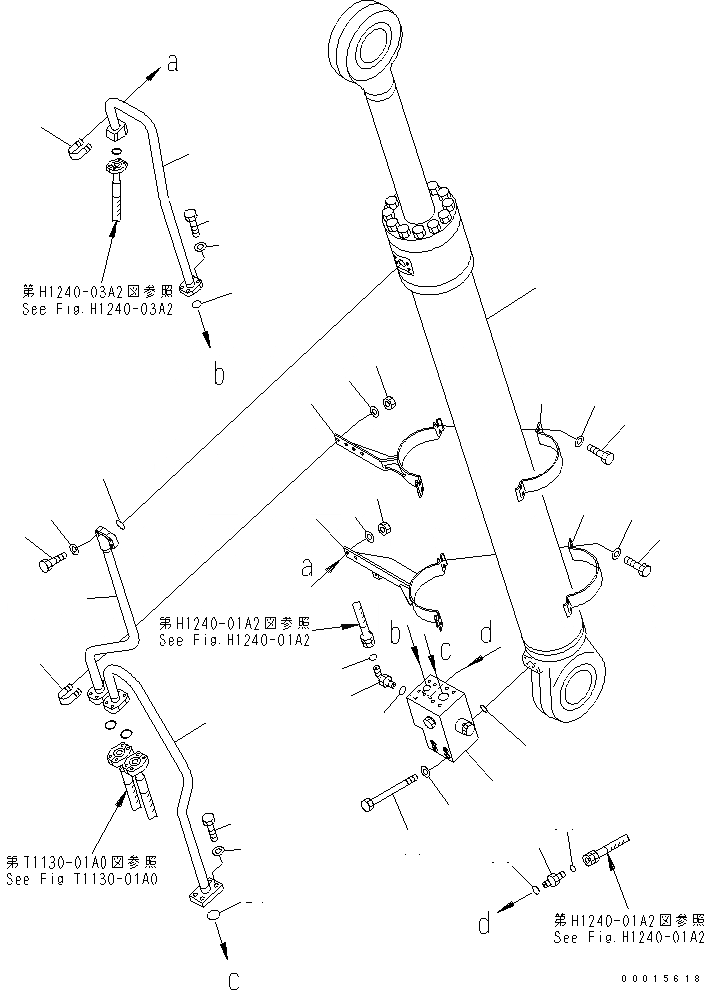 Схема запчастей Komatsu PC750SE-7K - ЦИЛИНДР СТРЕЛЫ¤ ЛЕВ. (С СТОПОРН. КЛАПАН) РАБОЧЕЕ ОБОРУДОВАНИЕ