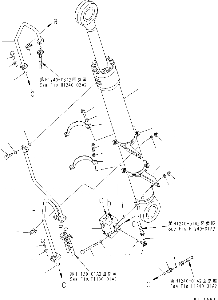 Схема запчастей Komatsu PC750SE-7K - ЦИЛИНДР СТРЕЛЫ¤ ПРАВ. (С СТОПОРН. КЛАПАН) РАБОЧЕЕ ОБОРУДОВАНИЕ