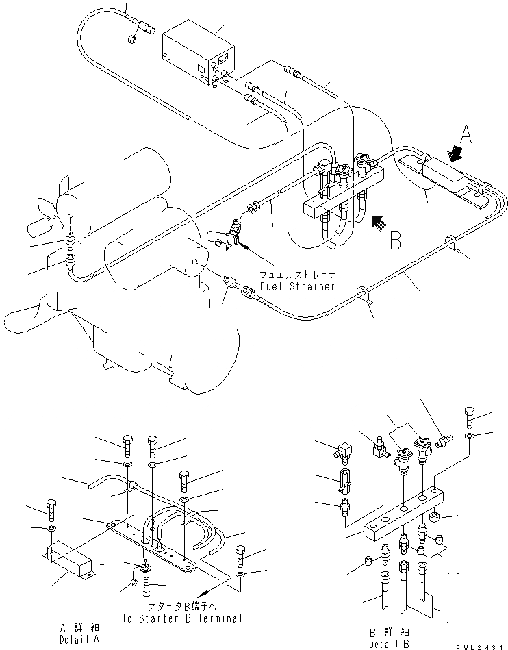 Схема запчастей Komatsu PC750SE-6 - МОРОЗОУСТОЙЧИВ. СПЕЦ-Я СПЕЦ-Я. (ПРЕДПУСК. ПОДОГРЕВ ТРУБЫ)(№9-999) РАЗНОЕ