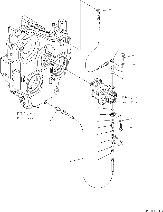 Схема запчастей Komatsu PC750SE-6K - МЕХ-М ОТБОРА МОЩНОСТИ (ФИЛЬТР.)(№K-K999) КОМПОНЕНТЫ ДВИГАТЕЛЯ