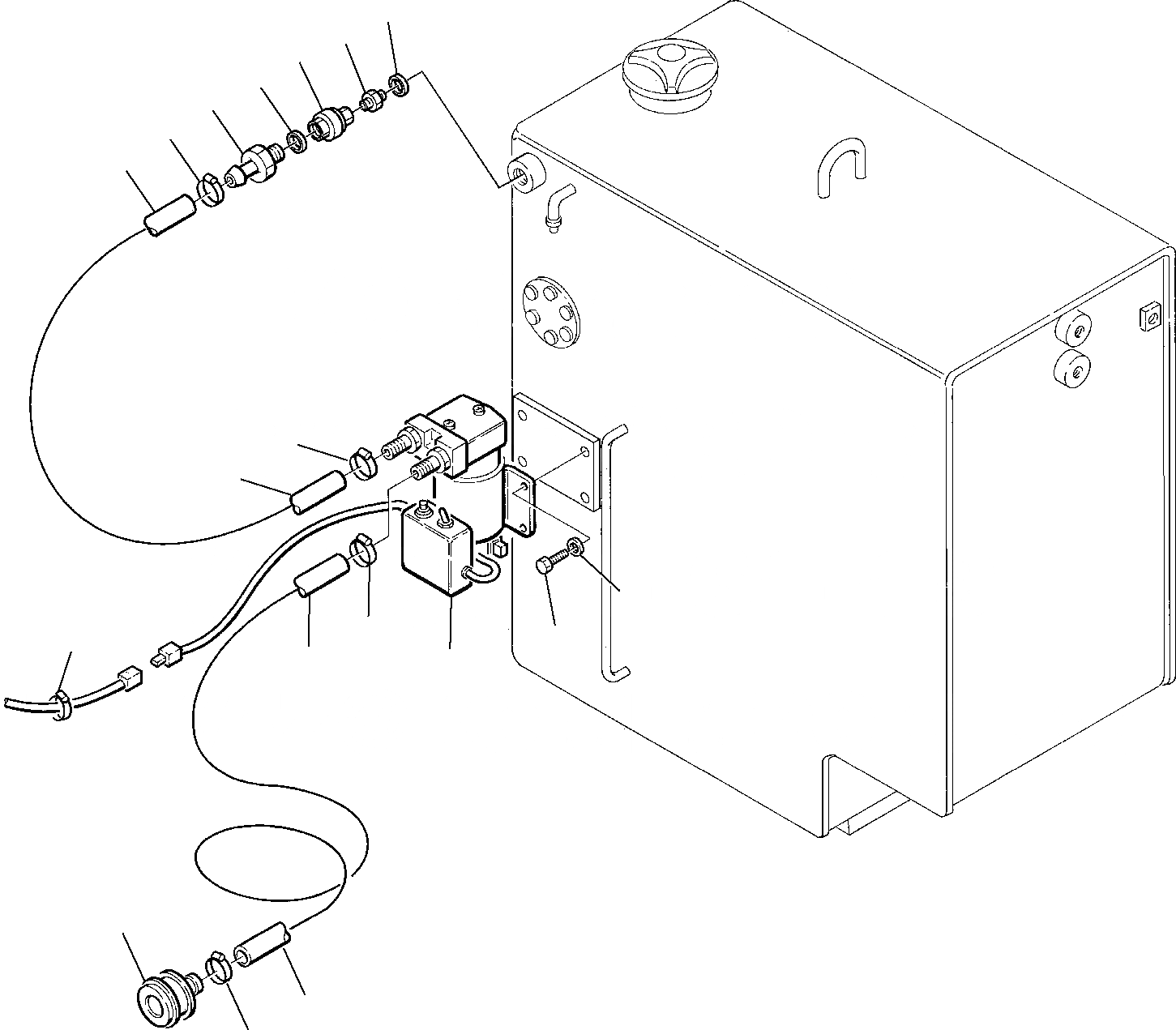 Схема запчастей Komatsu PC75R-2 USA - НАСОС ДЛЯ АВТОМАТИЧ. ТОПЛ. ЗАПРАВКИ КОМПОНЕНТЫ ДВИГАТЕЛЯ И ЭЛЕКТРИКА