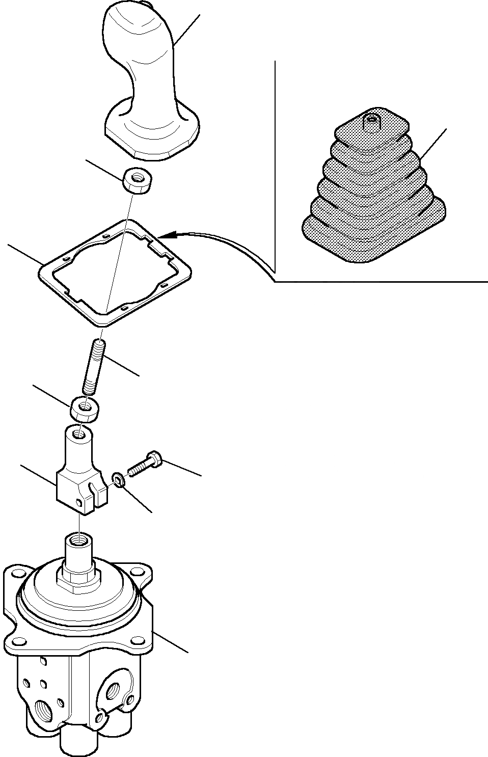 Схема запчастей Komatsu PC75R-2 - PPC КЛАПАН, ПРАВ. УПРАВЛ-Е РАБОЧИМ ОБОРУДОВАНИЕМ