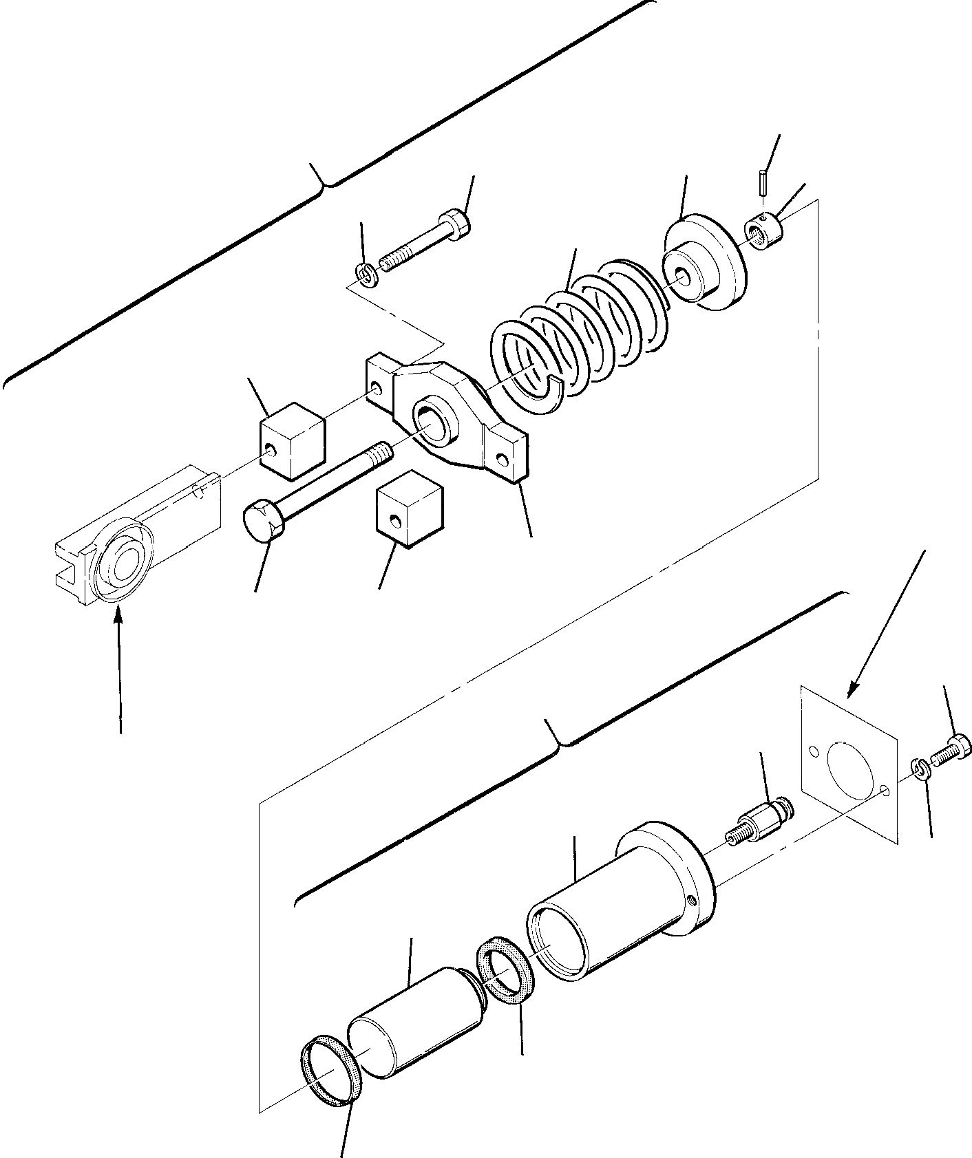 Схема запчастей Komatsu PC75R-2 PC75R-2HD - ПРУЖИНА (ДЛЯ РЕЗИН. SHOE)(HD ВЕРСИЯ) ХОДОВАЯ