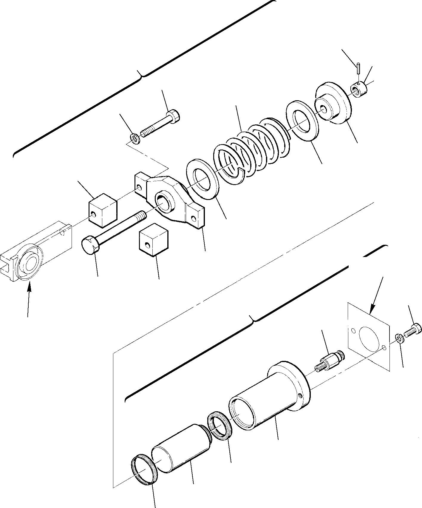 Схема запчастей Komatsu PC75R-2 PC75R-2HD - FONT ЛЕНИВЕЦ (ДЛЯ РЕЗИН. SHOE) (/) ХОДОВАЯ