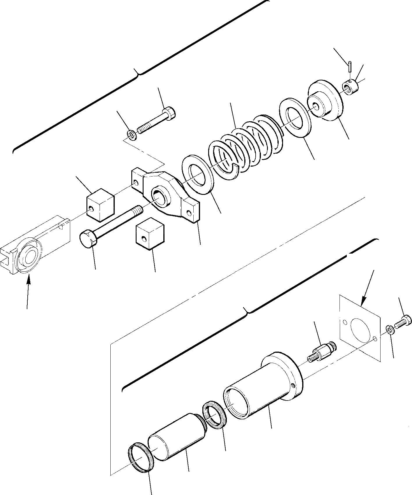 Схема запчастей Komatsu PC75R-2 PC75R-2HD - ПЕРЕДН. ЛЕНИВЕЦ (ДЛЯ РЕЗИН. SHOE) (/) ХОДОВАЯ