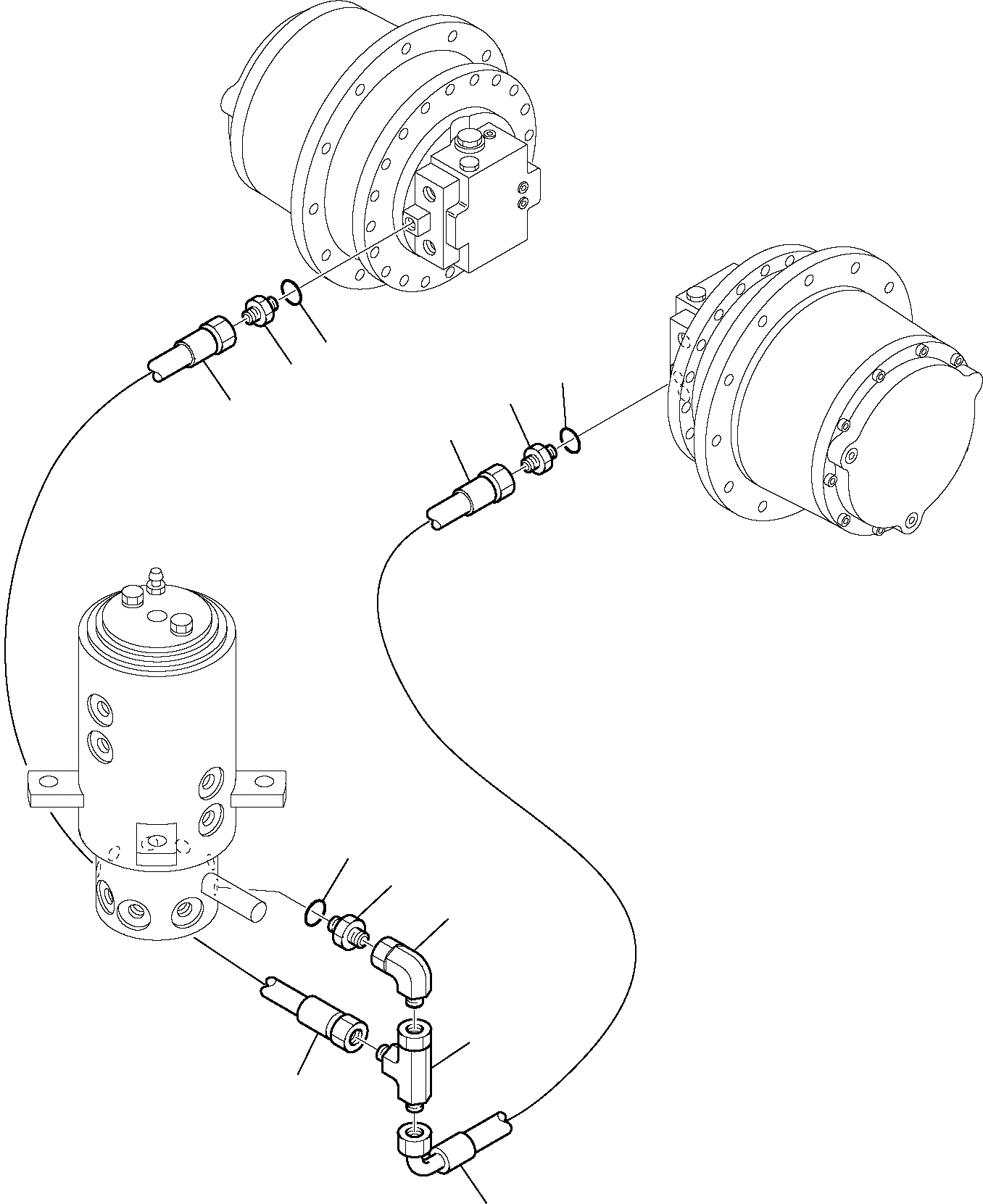 Схема запчастей Komatsu PC75R-2 PC75R-2HD - ГИДРОЛИНИЯ (ВОЗВРАТН. ЛИНИЯ)(/)(HD ВЕРСИЯ) УПРАВЛ-Е РАБОЧИМ ОБОРУДОВАНИЕМ