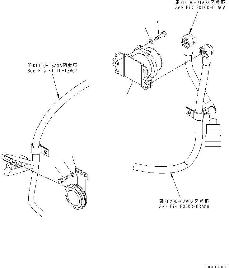 Схема запчастей Komatsu PC78US-6 - ЭЛЕКТР. (ЗВУК. СИГНАЛ. AND РЕЛЕ)(№-) ЭЛЕКТРИКА