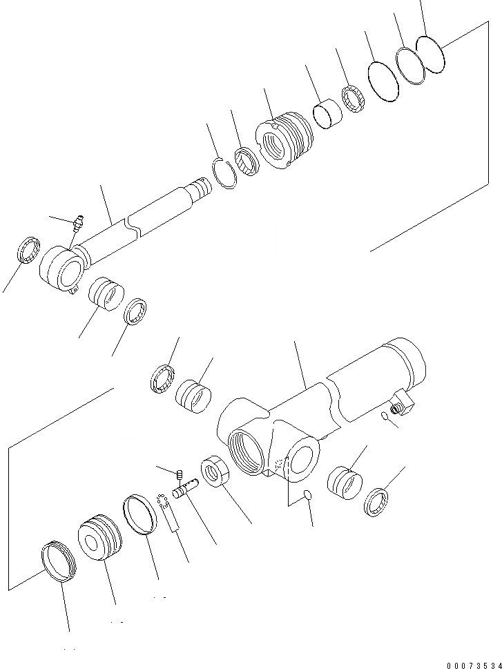 Схема запчастей Komatsu PC78UU-6 - ЦИЛИНДР РУКОЯТИ(РУКОЯТЬ CRANE СПЕЦ-Я.) (С ПРЕДОТВРАЩЕНИЕМ СМЕЩЕНИЯ КЛАПАН) (ВНУТР. ЧАСТИ) ОСНОВН. КОМПОНЕНТЫ И РЕМКОМПЛЕКТЫ