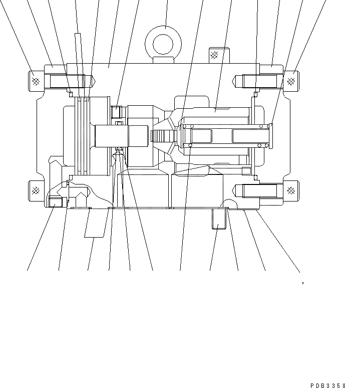 Схема запчастей Komatsu PC800-6 - ЗАКРЫВАЮЩИЙ КЛАПАН(ДЛЯ ПРЕДОТВРАЩЕНИЕ СМЕЩЕНИЮ КЛАПАН) (ВНУТР. ЧАСТИ)(№-) ОСНОВН. КОМПОНЕНТЫ И РЕМКОМПЛЕКТЫ