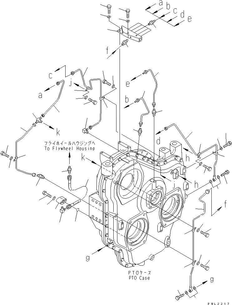Схема запчастей Komatsu PC800-6-AM - МЕХ-М ОТБОРА МОЩНОСТИ (СМАЗЫВАЮЩ. ЛИНИЯ)(№-) КОМПОНЕНТЫ ДВИГАТЕЛЯ