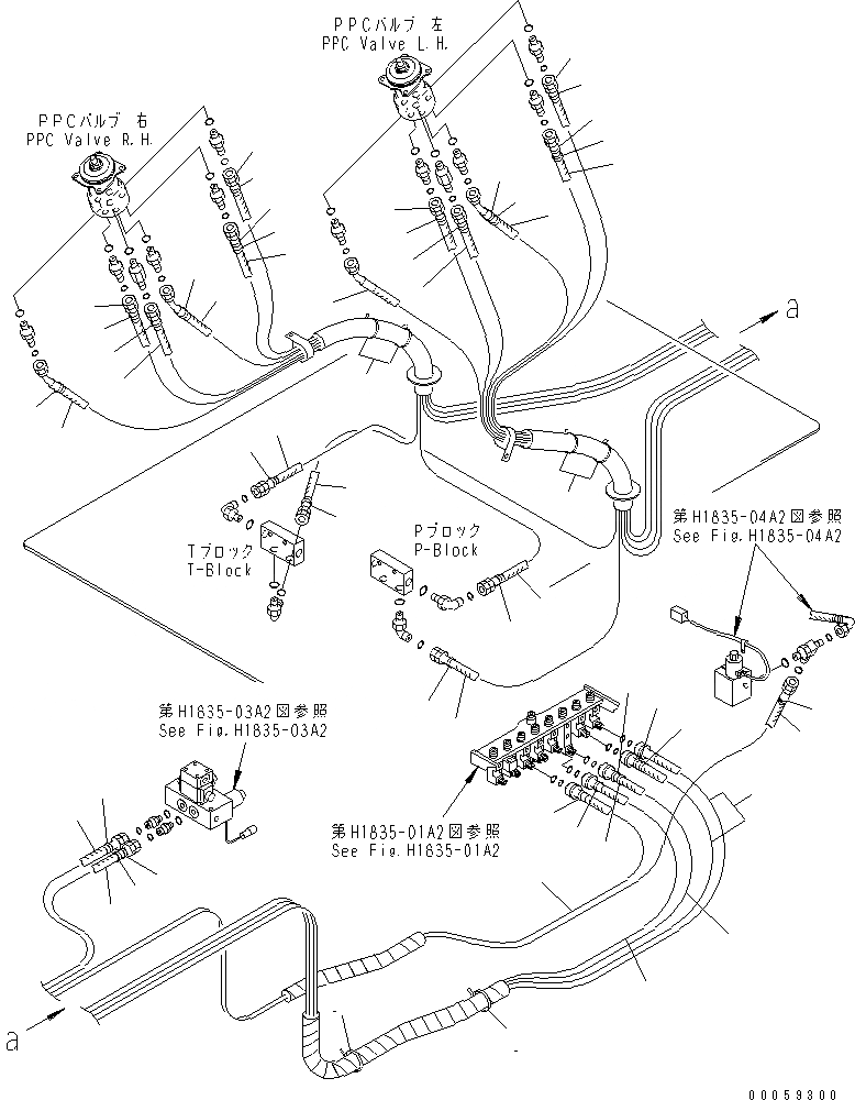 Схема запчастей Komatsu PC800-8R - ОСНОВН. КОНСТРУКЦИЯ (КАБИНА) (PPC ШЛАНГИ) (/) (ДЛЯ ПОГРУЗ.) КАБИНА ОПЕРАТОРА И СИСТЕМА УПРАВЛЕНИЯ