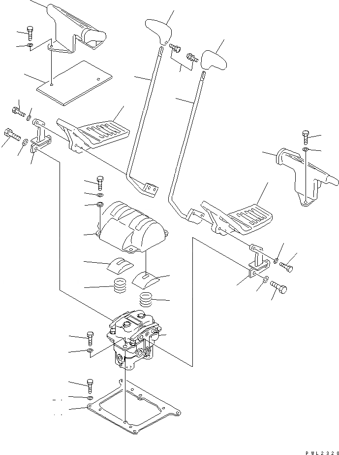Схема запчастей Komatsu PC800-6 - ОСНОВН. КОНСТРУКЦИЯ (РЫЧАН УПРАВЛ-Я ХОДОМ)(№7-999) КАБИНА ОПЕРАТОРА И СИСТЕМА УПРАВЛЕНИЯ