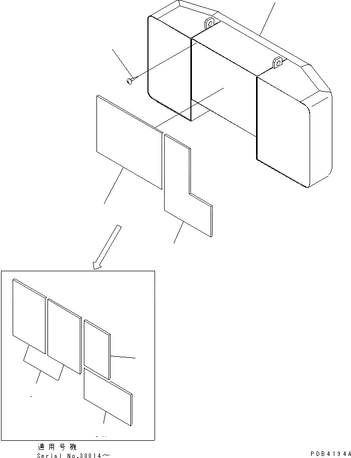 Схема запчастей Komatsu PC800-6 - ПРОТИВОВЕС (KG)(№-7) ЧАСТИ КОРПУСА