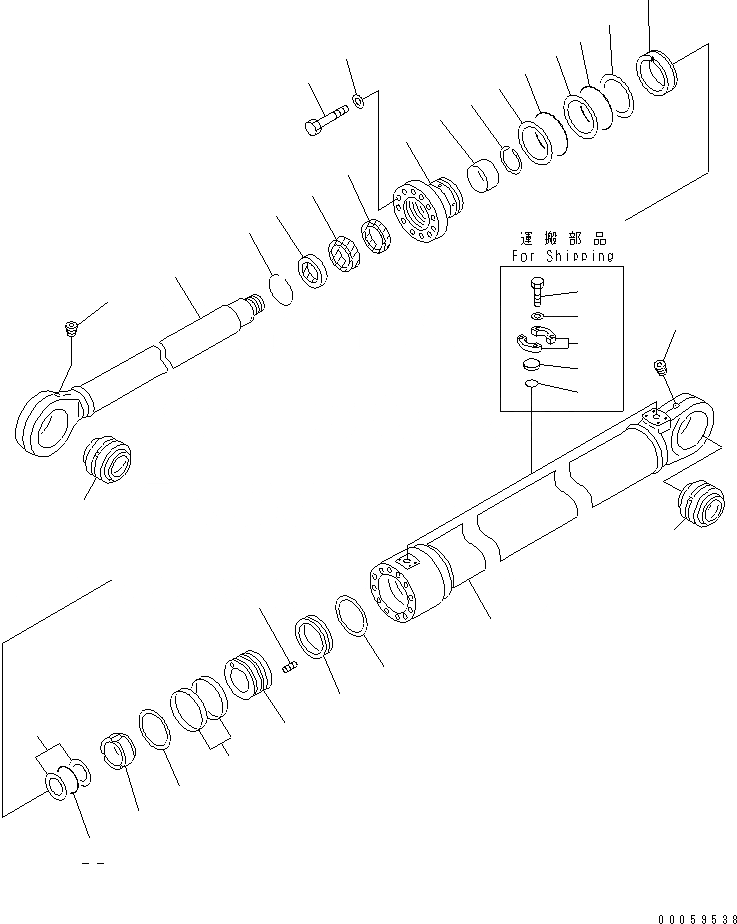 Схема запчастей Komatsu PC800-8 - ЦИЛИНДР СТРЕЛЫ(ДЛЯ DRIFT PREВЕНТИЛЯТОРION ЦИЛИНДР)(№-) ОСНОВН. КОМПОНЕНТЫ И РЕМКОМПЛЕКТЫ