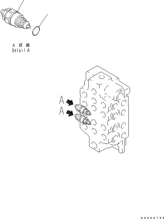 Схема запчастей Komatsu PC800-8K - ОСНОВН. КЛАПАН (4-Х СЕКЦИОНН.) (/7) Y ОСНОВН. КОМПОНЕНТЫ И РЕМКОМПЛЕКТЫ
