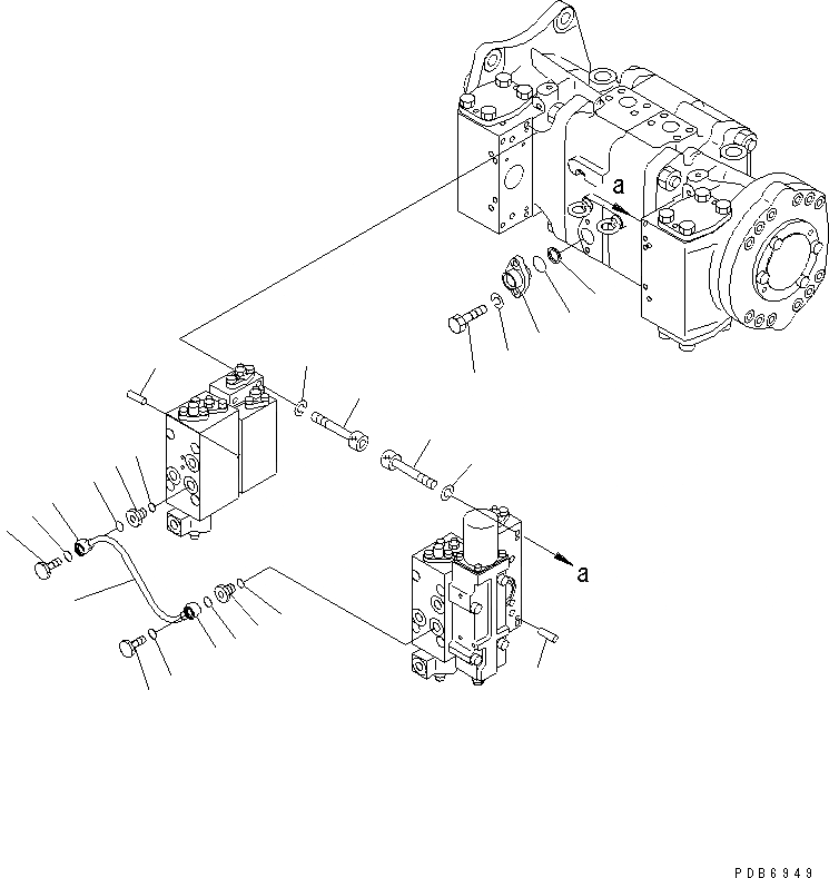 Схема запчастей Komatsu PC800SE-6 - ОСНОВН. НАСОС (8/8) (NO. НАСОС)(№-) ОСНОВН. КОМПОНЕНТЫ И РЕМКОМПЛЕКТЫ
