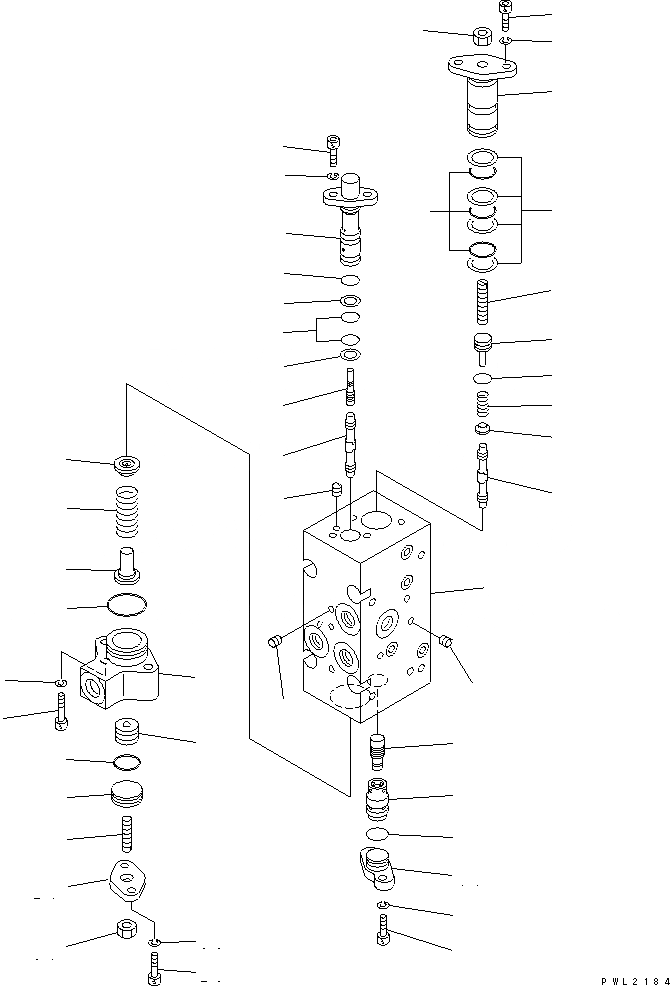 Схема запчастей Komatsu PC800SE-6-AM - ОСНОВН. НАСОС (/8) (NO. НАСОС)(№-) ОСНОВН. КОМПОНЕНТЫ И РЕМКОМПЛЕКТЫ