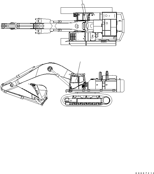 Схема запчастей Komatsu PC800SE-7-M1 - ОБСЛУЖ-Е МАРКИРОВКАS МАРКИРОВКА