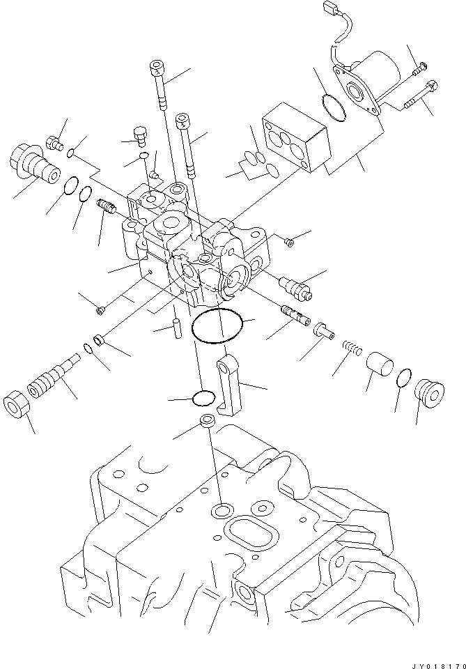 Схема запчастей Komatsu PC800SE-8 - ОСНОВН. НАСОС (/)(№-) ОСНОВН. КОМПОНЕНТЫ И РЕМКОМПЛЕКТЫ
