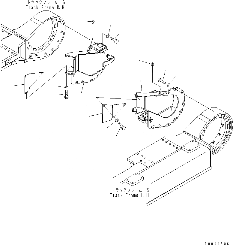 Схема запчастей Komatsu PC800SE-8R - МОТОР ХОДА ЧАСТИ КОРПУСА ХОДОВАЯ