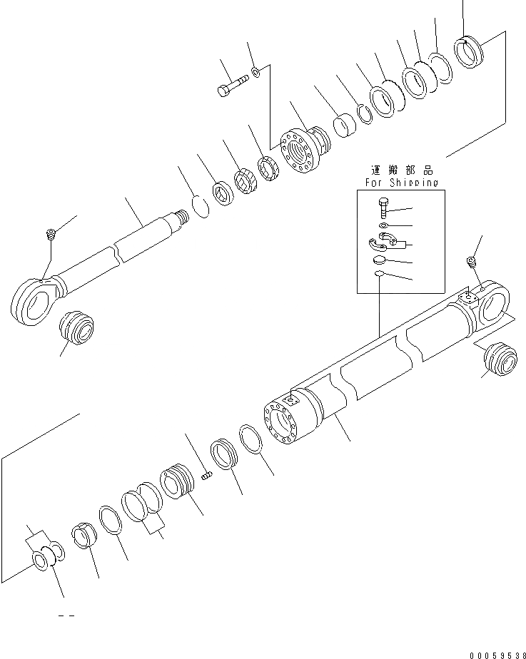 Схема запчастей Komatsu PC800SE-8R - ЦИЛИНДР СТРЕЛЫ(ДЛЯ DRIFT PREВЕНТИЛЯТОРION ЦИЛИНДР) ОСНОВН. КОМПОНЕНТЫ И РЕМКОМПЛЕКТЫ