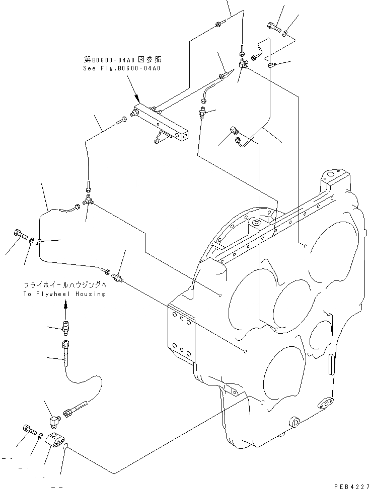 Схема запчастей Komatsu PC800SE-6 - МЕХ-М ОТБОРА МОЩНОСТИ (ТРУБЫ) (СМАЗКА) (/)(№-7) КОМПОНЕНТЫ ДВИГАТЕЛЯ