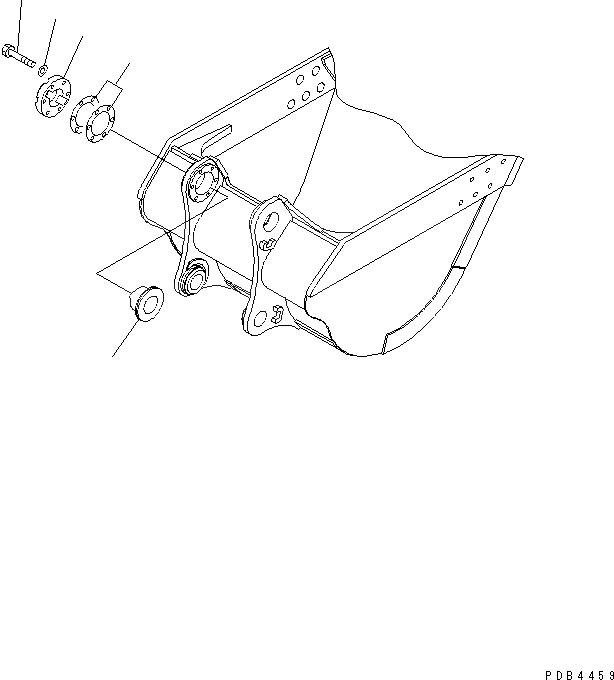 Схема запчастей Komatsu PC800SE-6 - РЕГУЛ. ОСЕВОГО ЗАЗОРА (ДЛЯ КОВША) (ДЛЯ ЭКСКАВАТ.) РАБОЧЕЕ ОБОРУДОВАНИЕ