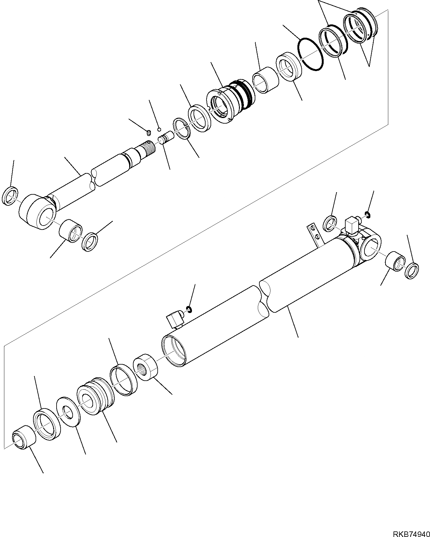 Схема запчастей Komatsu PC80MR-3 - ЦИЛИНДР РУКОЯТИ(/) РАБОЧЕЕ ОБОРУДОВАНИЕ