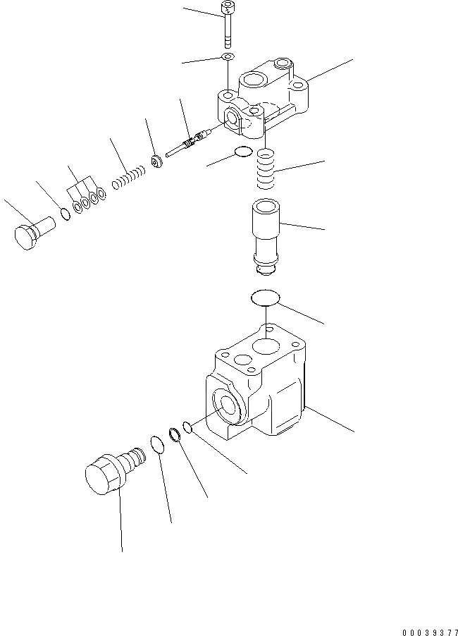 Схема запчастей Komatsu PC850-8R - РУКОЯТЬ QUICK ВОЗВРАТ. КЛАПАН ОСНОВН. КОМПОНЕНТЫ И РЕМКОМПЛЕКТЫ