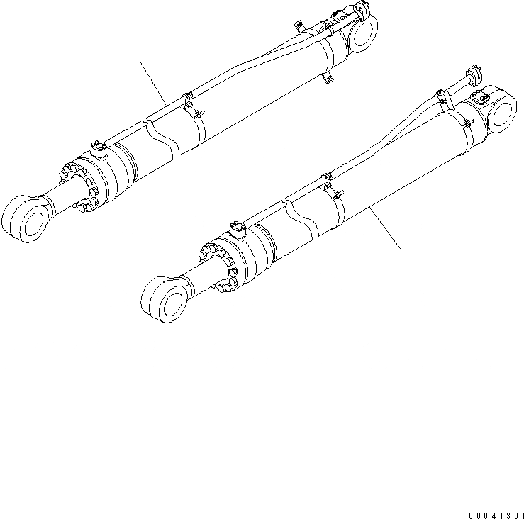 Схема запчастей Komatsu PC850-8 - ЦИЛИНДР РУКОЯТИ(№-) РАБОЧЕЕ ОБОРУДОВАНИЕ