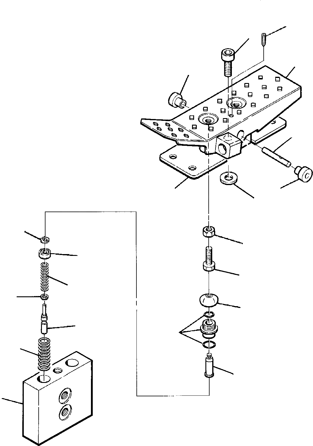 Схема запчастей Komatsu PC95-1 - КЛАПАН PPC(ДЛЯ ПРАВ. ХОД) УПРАВЛ-Е РАБОЧИМ ОБОРУДОВАНИЕМ